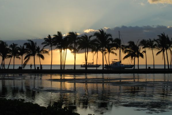 Anaeho'omalu Bay oder "A-Beach"
