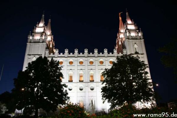 Der Mormonen Tempel in Salt Lake City
Schlüsselwörter: Salt Lake City
