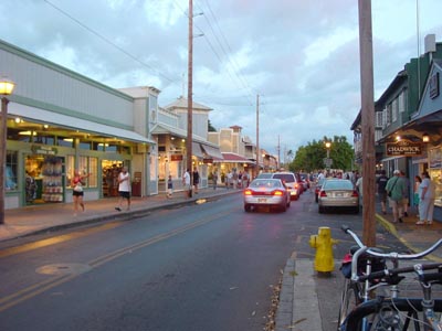 Front Street in Lahaina
