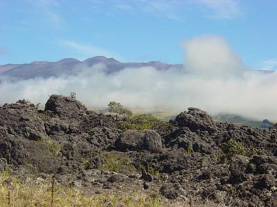 Mauna Kea mit seinen Observatorien
