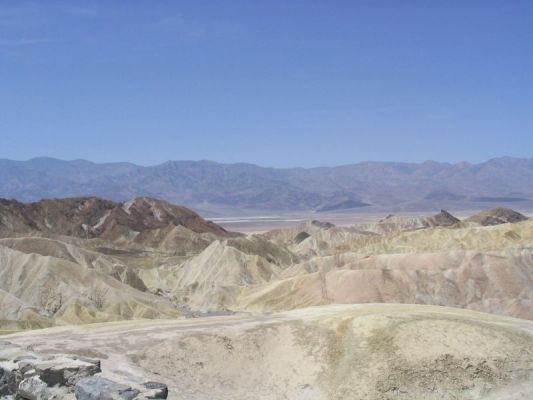 Death Valley Zabriski Point
Der Viewpoint den jeder kennt! Sehr schöner Ausblick!

