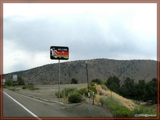 Staatsgrenze California/Nevada
