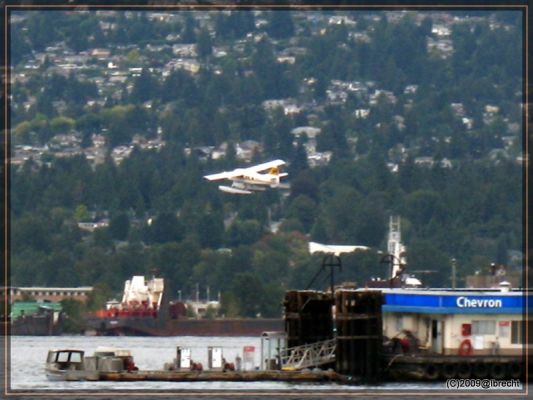 Vancouver_CAN, Startendes Wasserflugzeug
