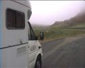 Dead Indian Pass/WY- Nebel erwartet uns auf der 296 Cody-Cooke City...