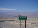 Death Valley/CA_ Der Sea Level (NN) ist erreicht