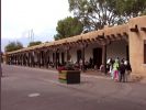 Sta. Fe/NM_Pueblo Indianer preisen Ihre waren an