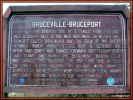 Info-Tafel über die Geschichte von Bruceport an der US-101_WA