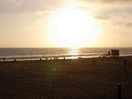 Sonnenuntergang Santa Monica
