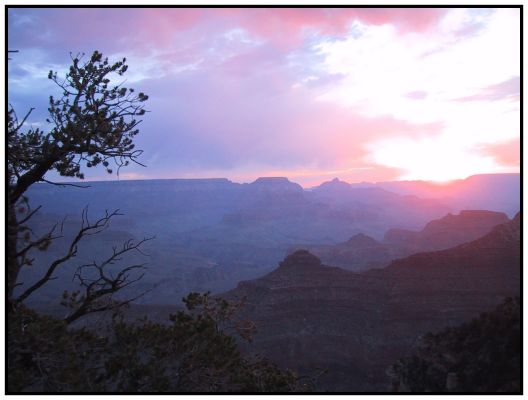 Abendsonne Crand Canyon
