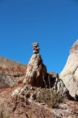 Toadstool Hoodoo Cairn
