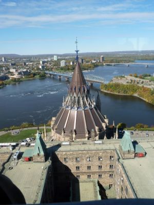 Ottawa Parlament Bibliothek
