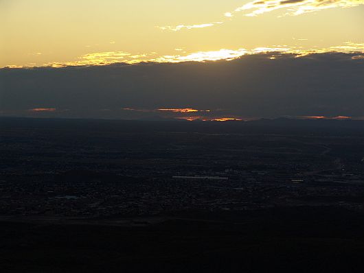 Sonnenuntergang über El Paso
