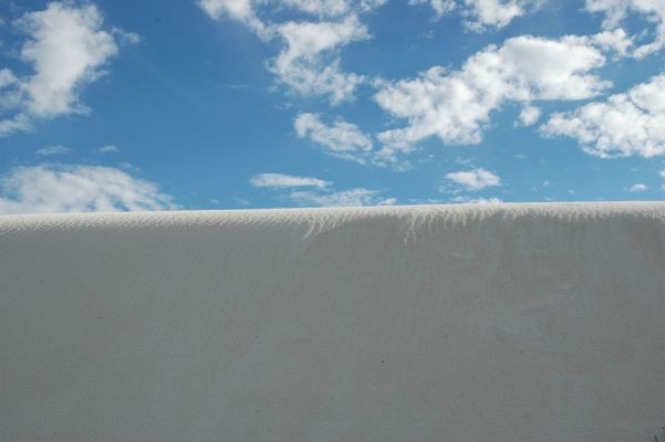 Whitesands
nahezu unberührte Düne ohne Bewuchs im White Sands NM in New Mexiko
Schlüsselwörter: White Sands, New Mexiko, Alamogordro