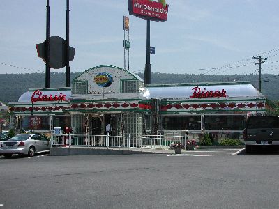 Dennys Diner am US-Highway 30

