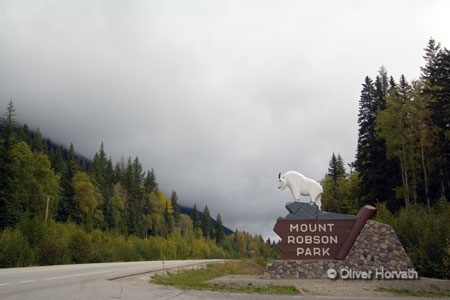 Eingang Mount Robson Park
