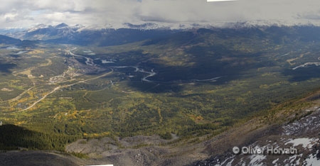 Panorama von Mount Whistler
