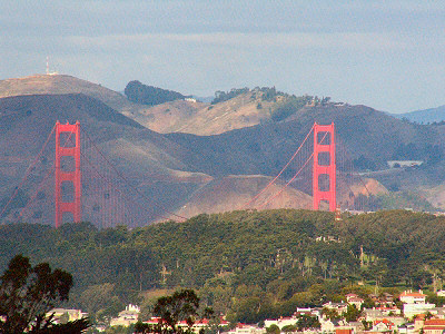 Golden Gate Bridge
Schlüsselwörter: Golden Gate Bridge, Twin Peaks