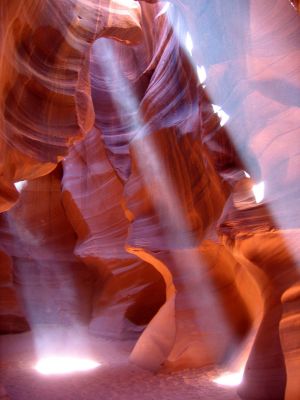 Natürliche Spots im Upper Antelope Canyon
