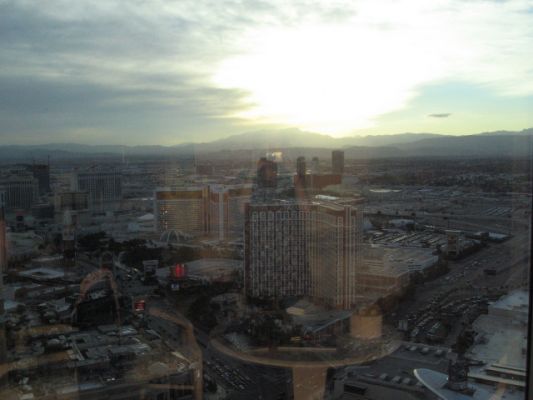 Feuer und Eis - Vegas und Nationalparks im Jan. 2008
Blick aus dem Wynn
