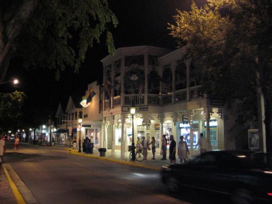 Duval Street by night
