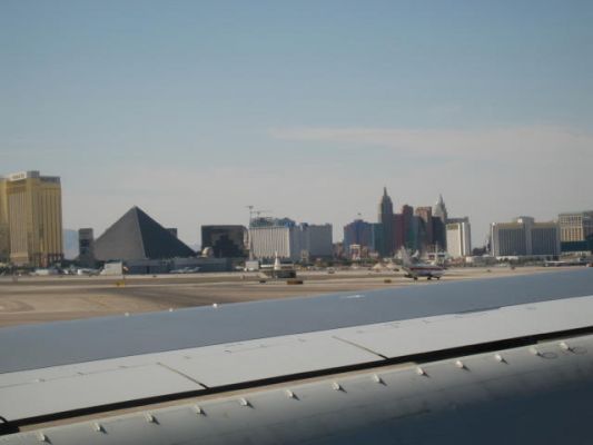 Skyline Las Vegas (vom Flughafen)
