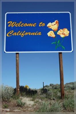 California Sign on HW 395
