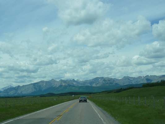 Fahrt von Calgary nach Banff
