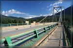 Brücke über dem Columbia River bei Revelstoke