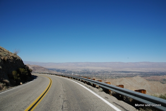 Blick auf Palm Springs
