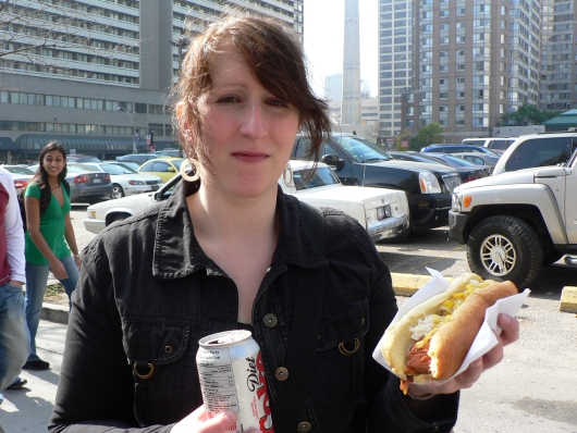 Hot Dog in Toronto
