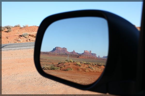 Objects in the rear view mirror ...
... may appear closer than they are.
