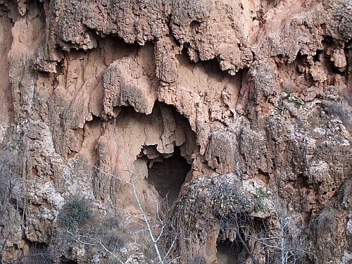 Tonto Natural Bridges
Nahaufnahme der Felsbrücke
