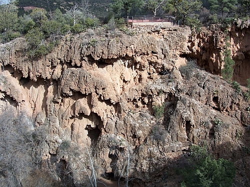 Tonto Natural Bridges
Nahaufnahme der Felsbrücke
