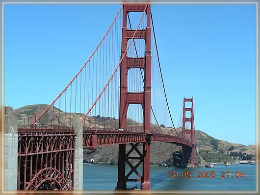 Golden Gate von San Francisco aus
