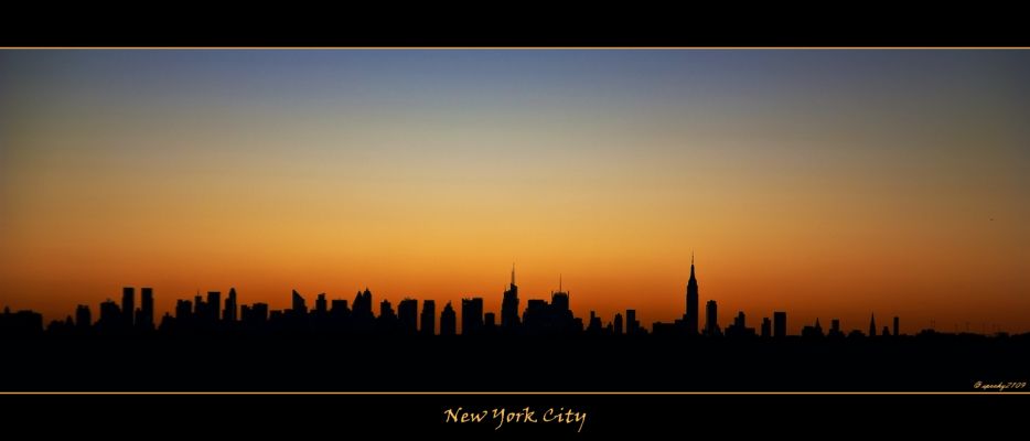 New York City
Schlüsselwörter: USA, Amerika, Manhattan Skyline, Sunrise