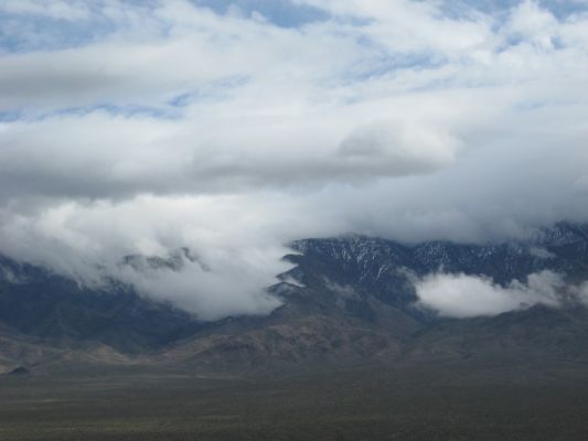 Wolken zwischen Vegas und Springsdale
